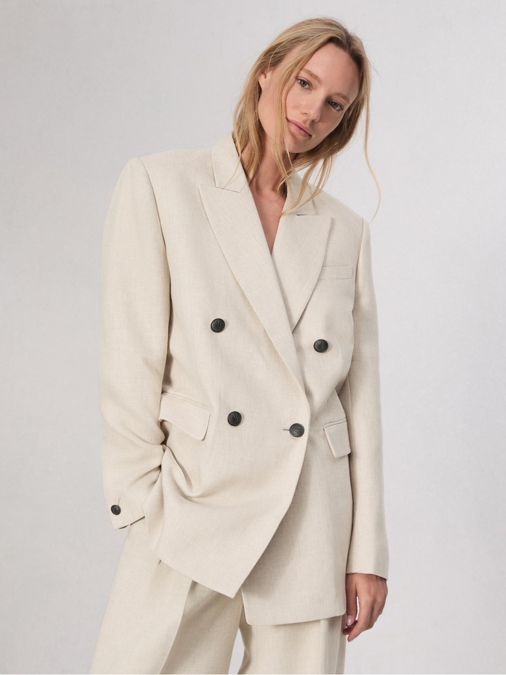 rag & bone Women’s Emile Blazer & Pleated Pant